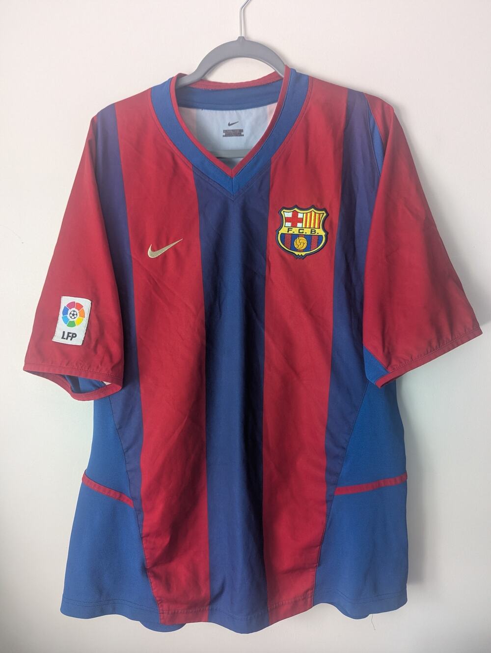 Barcelona Xavi #6 Vintage Jersey XL